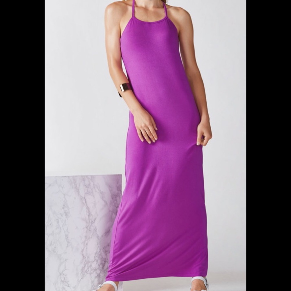 Fabletics Neema Maxi Dress; Freesia (SOLD OUT)